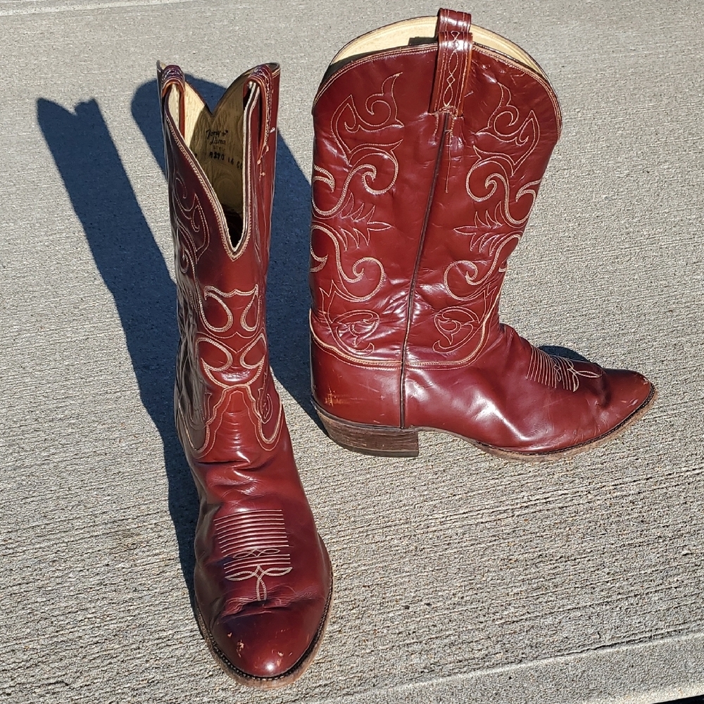 Tony Lama El Rey Cowboy Boots Size 16 EE - Picture 2 of 16